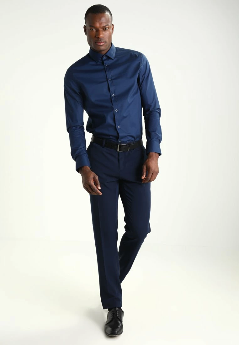 Pier One Hombre Camisa Elegante - Dark Blue 4 Pier One Hombre Camisa Elegante - Dark Blue - Imagen 2