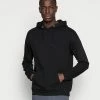 Pier One Hombre PLAIN SKATER HOODY - Jersey Con Capucha - Black -PIER ONE Ventas 3761ee4f81b446f08b1becca10b77388