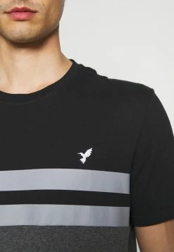 Pier One Hombre Camiseta Estampada - Black/grey -PIER ONE Ventas 382016cd9efa468aa27a2a4c8bdd5c86