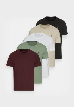 Pier One Hombre WITH BIRD STRAIGHT 5 PACK - Camiseta Básica - White/green/bordeaux/black/beige 18 Pier One Hombre WITH BIRD STRAIGHT 5 PACK - Camiseta Básica - White/green/bordeaux/black/beige -PIER ONE Ventas 388df4ed46f64c049d4079afe6c50dc9