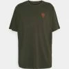 Pier One Camiseta Estampada - Olive, Hombre -PIER ONE Ventas 38e2ba25a191484b895144bcc826e2ee