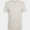 Pier One Hombre LOUNGE HENLEY TEE - Camiseta De Pijama - Beige -PIER ONE Ventas 39e040c5f8614637a2e2011dd341b08b