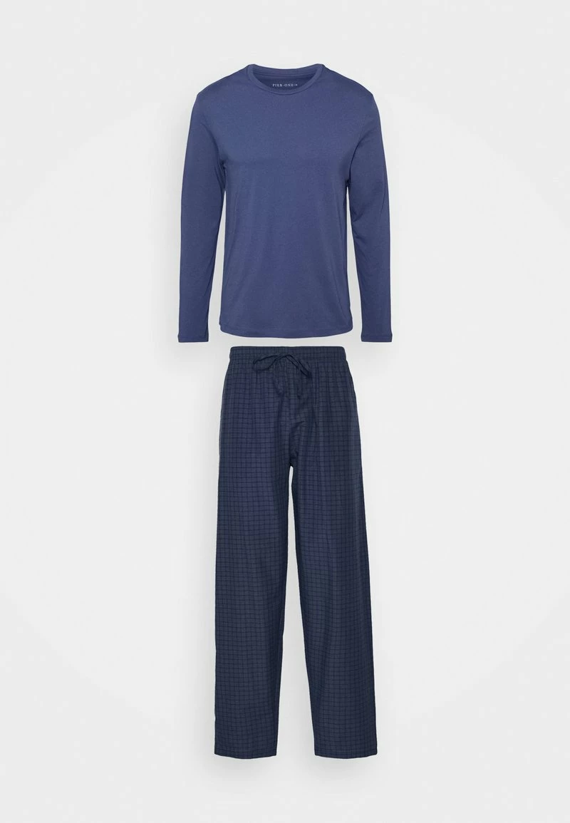 Pier One Hombre Pijama - Blue/dark Blue 3 Pier One Hombre Pijama - Blue/dark Blue