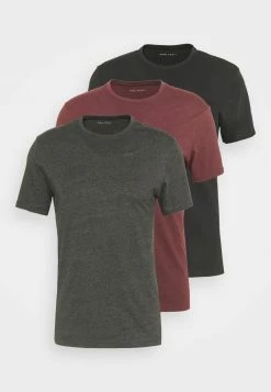 Pier One Hombre 3 PACK - Camiseta Básica - Black/mottled Dark Grey/bordeaux 16 Pier One Hombre 3 PACK - Camiseta Básica - Black/mottled Dark Grey/bordeaux -PIER ONE Ventas 3a3d359b577841e6a576172d8b53126f