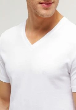 Pier One 2 PACK - Camiseta Básica - White/black, Hombre -PIER ONE Ventas 3d5015223ce5444ba04d1399d153510c