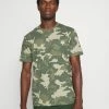 Pier One Hombre Camiseta Estampada - Dark Green -PIER ONE Ventas 3eab4a13b4984f96aba90d762839be71