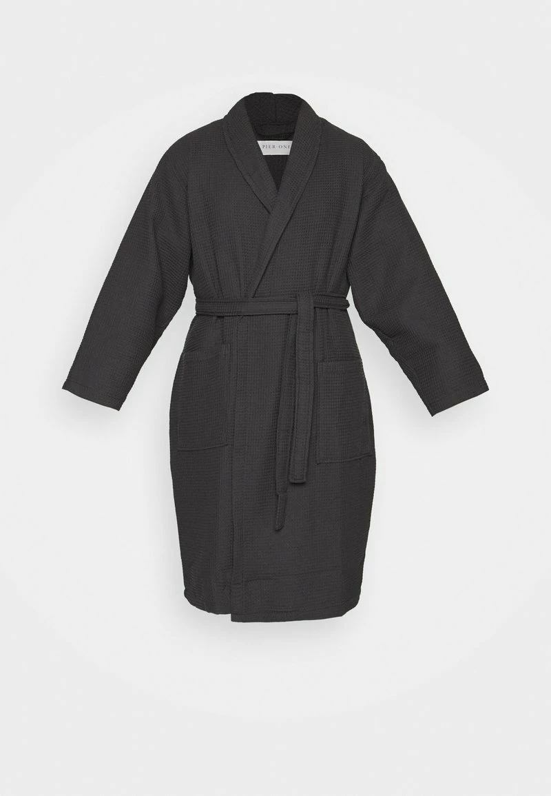 Pier One Hombre Albornoz - Black 6 Pier One Hombre Albornoz - Black - Imagen 4