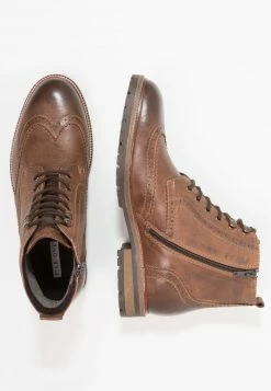 Pier One Hombre Botines Con Cordones - Cognac -PIER ONE Ventas 3fd2d4718bdb4066bbb9e4e365c63ccb