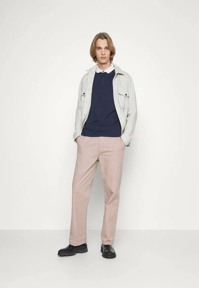 Pier One Hombre 2 PACK - Polo - Dark Blue/mottled Beige 3 Pier One Hombre 2 PACK - Polo - Dark Blue/mottled Beige