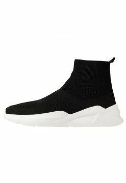 Pier One Hombre Zapatillas Altas - Black/white