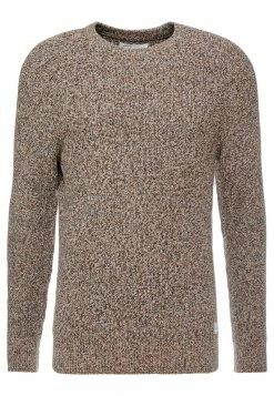 Pier One Hombre MULTICOLOUR HALF CARDIGAN JUMPER - Jersey De Punto - Mottled Dark Yellow -PIER ONE Ventas 43d052bb50e448ea97efd06449ca54d1