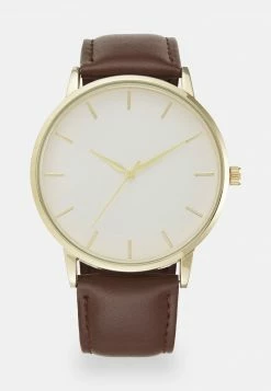Pier One Unisexo Reloj - Brown/goldcoloured