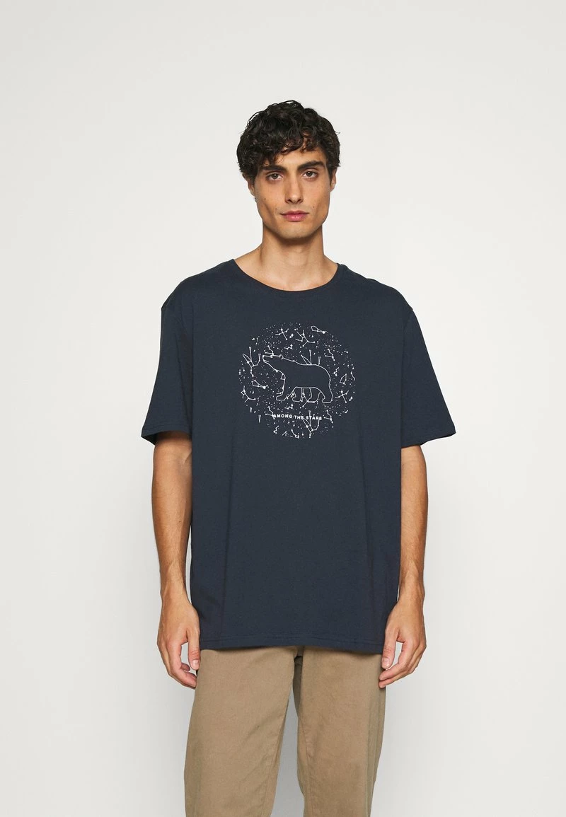 Pier One Hombre Camiseta Estampada - Dark Blue 3 Pier One Hombre Camiseta Estampada - Dark Blue