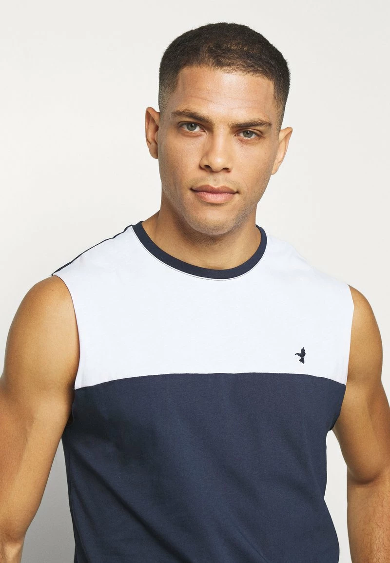 Pier One Hombre EMBRO TANK BLOCK - Top - White 6 Pier One Hombre EMBRO TANK BLOCK - Top - White - Imagen 4