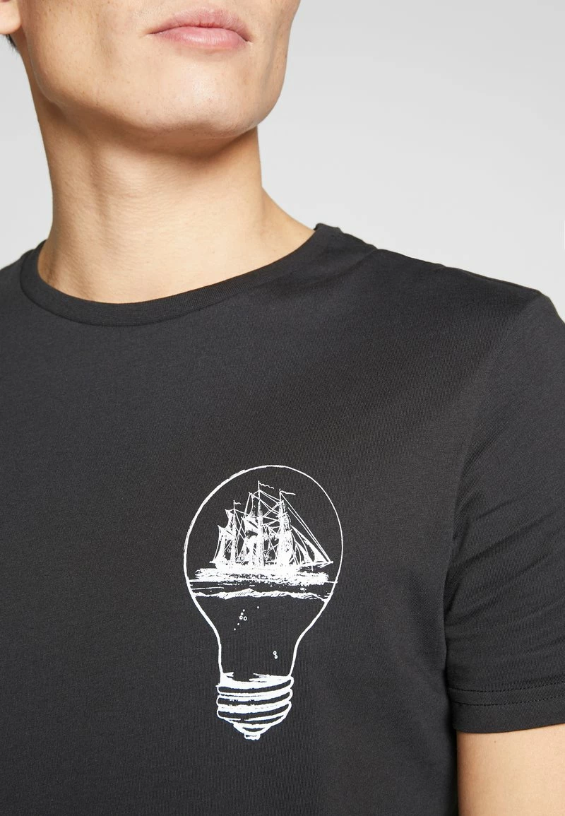 Pier One Hombre Camiseta Estampada - Black 8 Pier One Hombre Camiseta Estampada - Black - Imagen 6