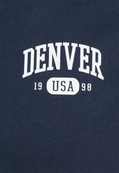 Pier One Hombre GRAPHIC T-SHIRT - Camiseta Estampada - Dark Blue -PIER ONE Ventas 475838c1306e4f6dbba7084ab0fe2e60