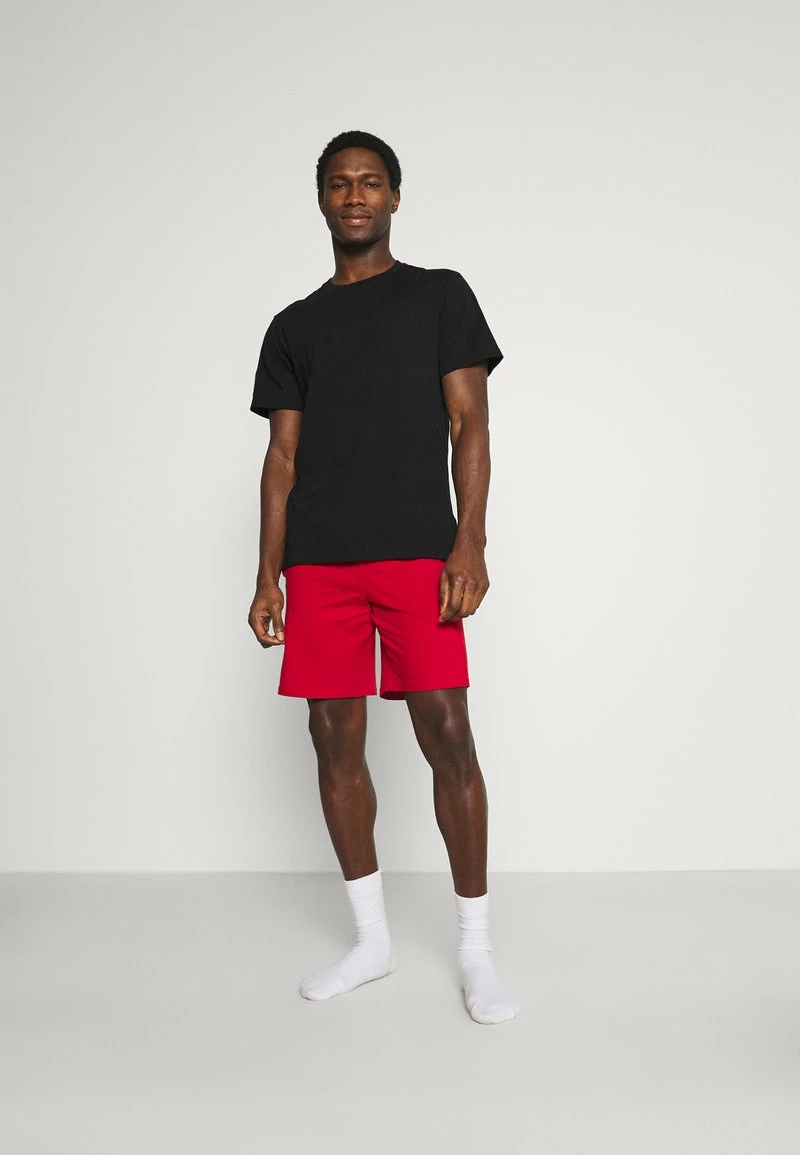 Pier One Hombre 3 PACK - Pantalón De Pijama - Black/mottled Dark Grey/red 3 Pier One Hombre 3 PACK - Pantalón De Pijama - Black/mottled Dark Grey/red