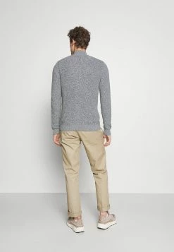 Pier One Hombre Chaqueta De Punto - Mottled Blue -PIER ONE Ventas 4846ba4449694f97b0643f4dffd492cb