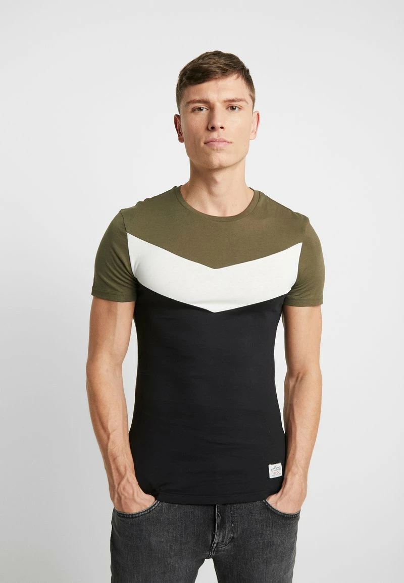 Pier One Hombre Camiseta Básica - Green/black 3 Pier One Hombre Camiseta Básica - Green/black