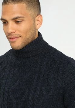 Pier One Hombre Jersey De Punto - Mottled Dark Blue -PIER ONE Ventas 4968ddd302824a16a796944814269e7d