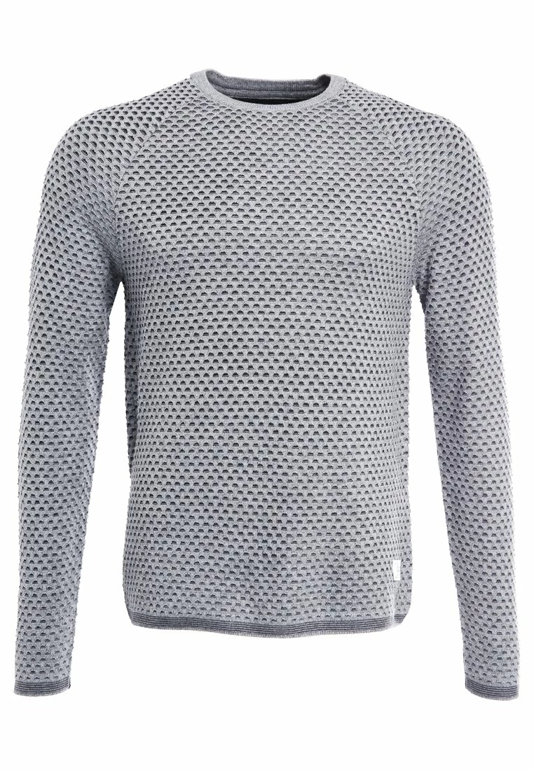 Pier One Hombre Jersey De Punto - Mottled Grey/anthracite 7 Pier One Hombre Jersey De Punto - Mottled Grey/anthracite - Imagen 5