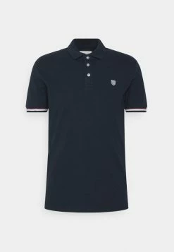 Pier One Hombre Polo - Dark Blue/bordeaux