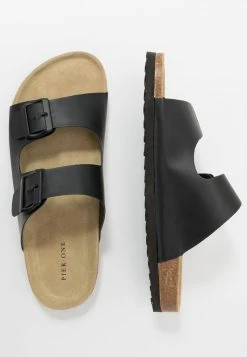 Pier One Hombre UNISEX - Pantuflas - Black -PIER ONE Ventas 4c6efb79f85c4ec0b5e49cfe29819423