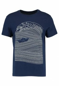 Pier One Hombre Camiseta Estampada - Dark Blue/white -PIER ONE Ventas 4cc9341a476c4defa398ea435414ecfc