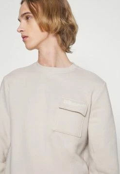 Pier One Hombre UNITED UTILITY CREW - Sudadera - Stone -PIER ONE Ventas 4da17c2fd74c4e71a0069a716355013f