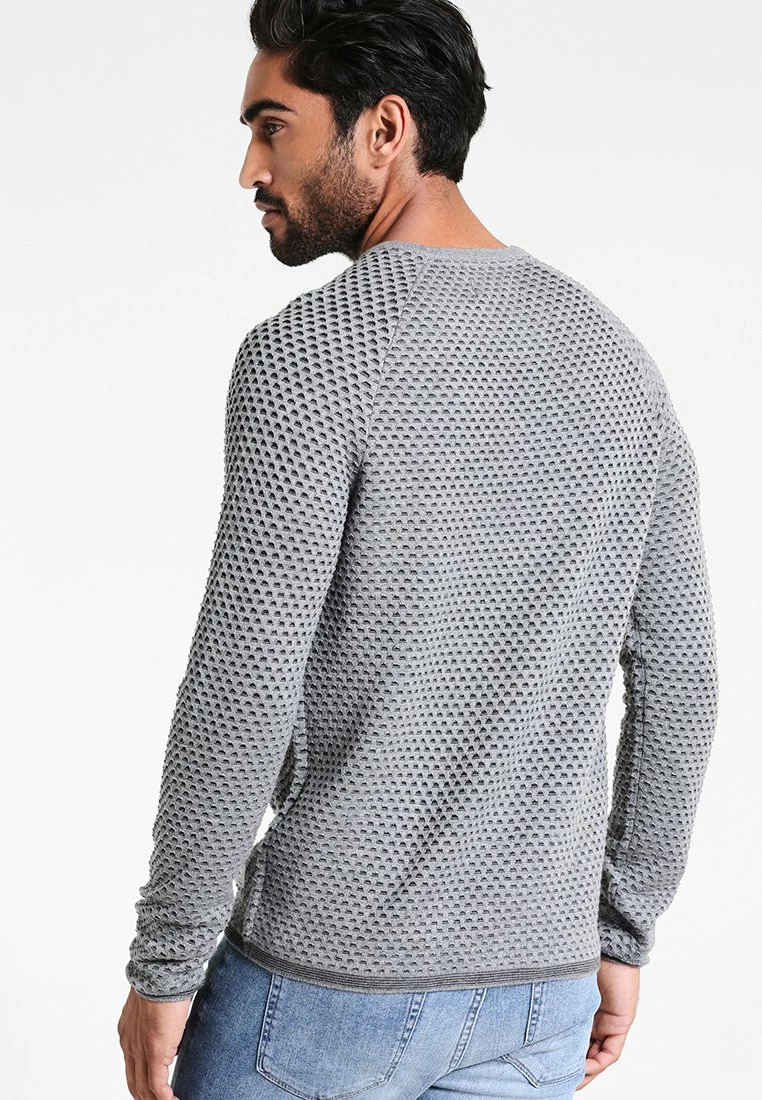 Pier One Hombre Jersey De Punto - Mottled Grey/anthracite 5 Pier One Hombre Jersey De Punto - Mottled Grey/anthracite - Imagen 3