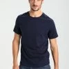 Pier One Hombre Camiseta Básica - Dark Blue -PIER ONE Ventas 4fe6d84038b7477588df23e660909ed3
