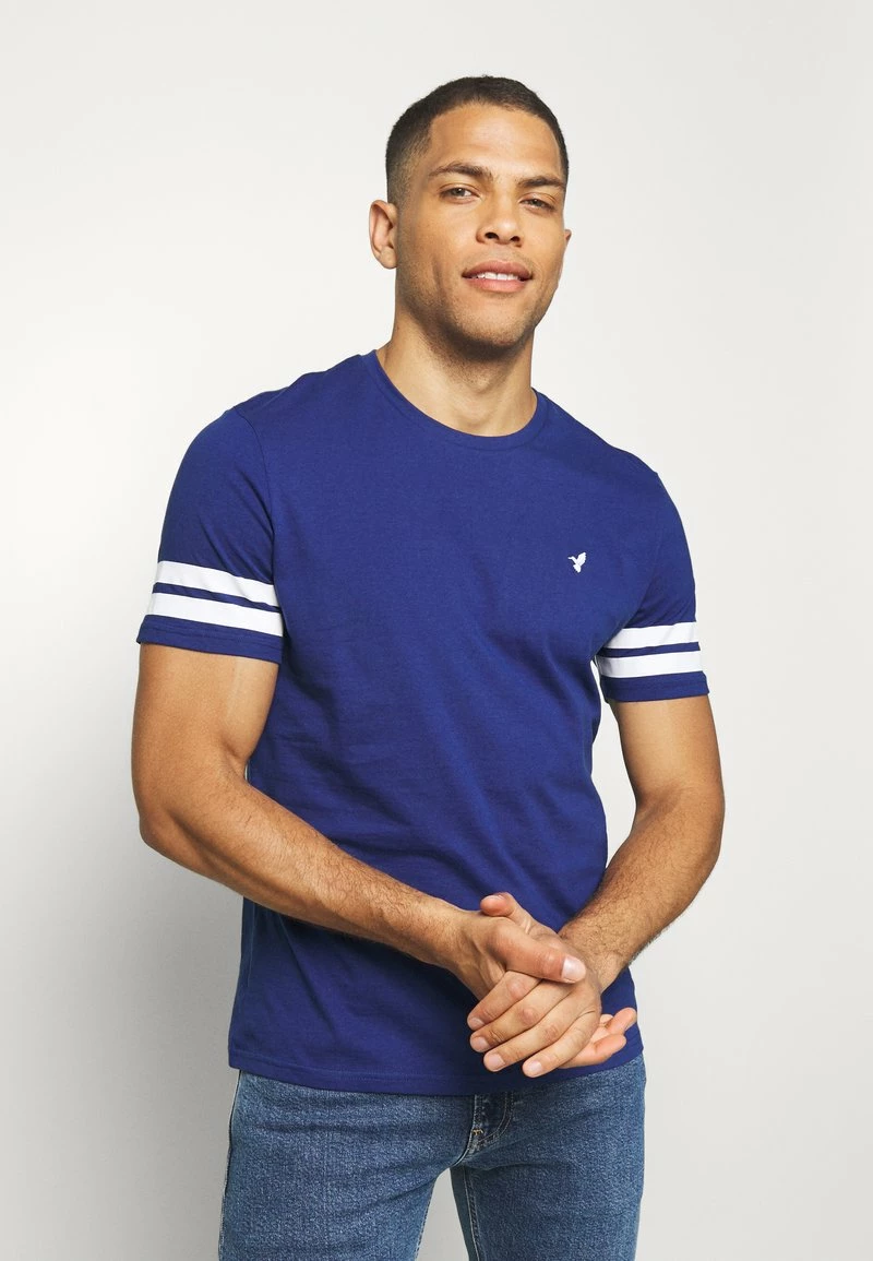 Pier One Hombre Camiseta Estampada - Blue 3 Pier One Hombre Camiseta Estampada - Blue