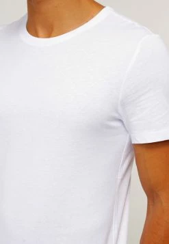 Pier One 2 PACK - Camiseta Básica - White/black, Hombre -PIER ONE Ventas 5263f78b1e87481ea0e824d35031cd9e