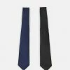 Pier One Hombre 2 PACK - Corbata - Black/blue -PIER ONE Ventas 52ccbfd765ba4251a508ed4ebd20f762