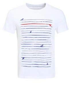 Pier One Camiseta Estampada - White, Hombre -PIER ONE Ventas 537b55fa904246f7a8a803f53d014564