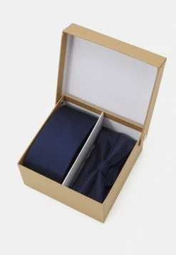 Pier One Hombre SET - Corbata - Dark Blue -PIER ONE Ventas 5464ef2cdc6f475593c306fea609a339