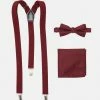 Pier One Hombre SUSPENDER/HOSENTRÄGER SET - Pañuelo De Bolsillo - Bordeaux -PIER ONE Ventas 54c6a809659f4221b0e80ee8bba2f6d9
