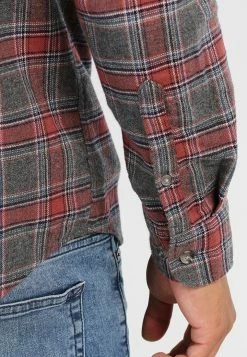 Pier One Hombre Camisa - Grey/coral -PIER ONE Ventas 551953d0ad2d49119280dd58cb3b0bb3