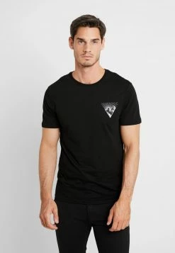 Pier One Hombre Camiseta Estampada - Black