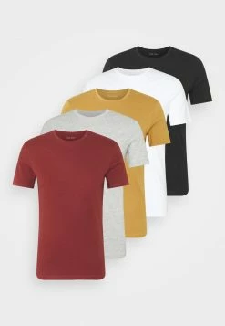 Pier One Hombre 5 PACK - Camiseta Básica - Brown/white/black -PIER ONE Ventas 5678841ae5a9410890b230c08f47da25