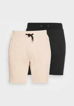 Pier One 2 PACK - Shorts - Tan/black, Hombre -PIER ONE Ventas 56d7c28680f3418c84b77c710723c770