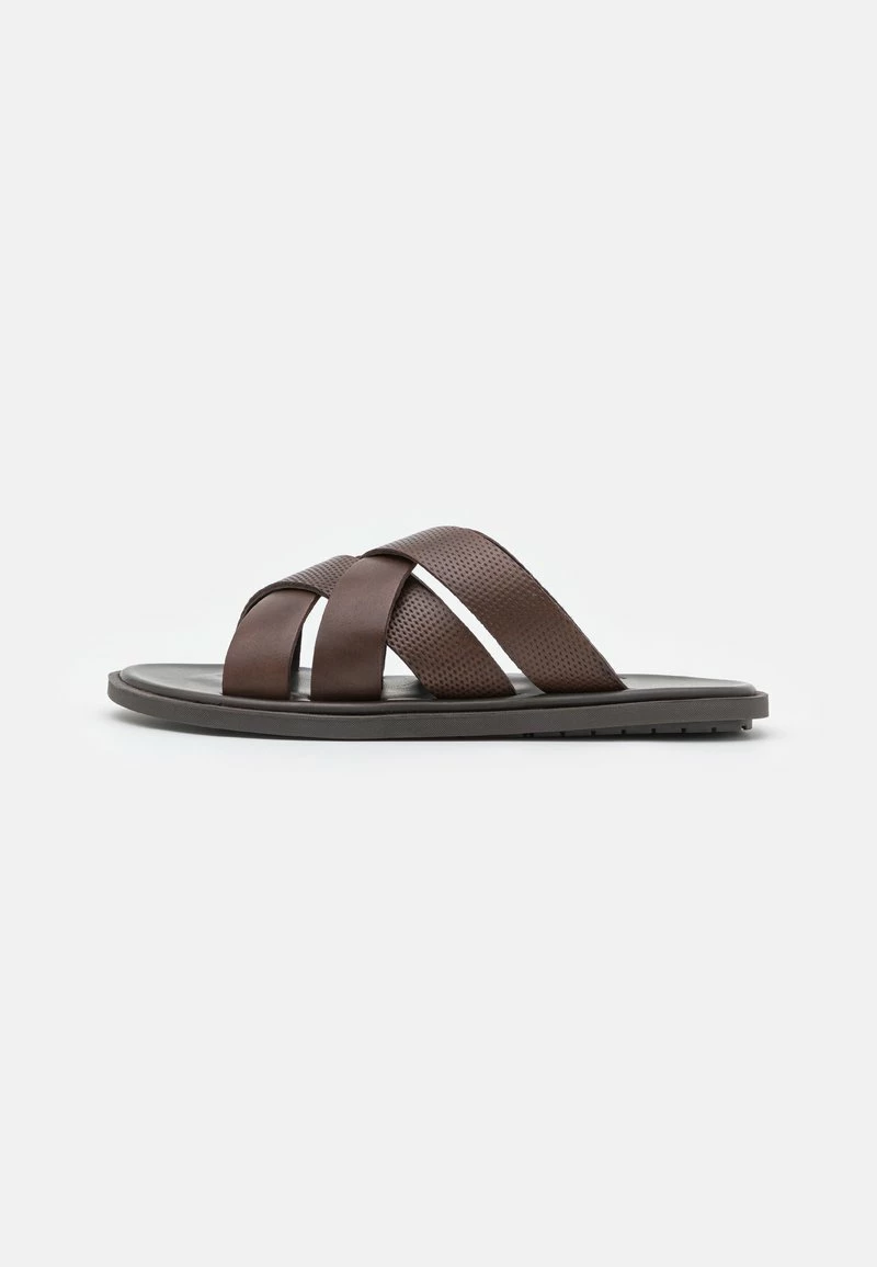 Pier One Hombre LEATHER - Sandalias Planas - Brown 3 Pier One Hombre LEATHER - Sandalias Planas - Brown