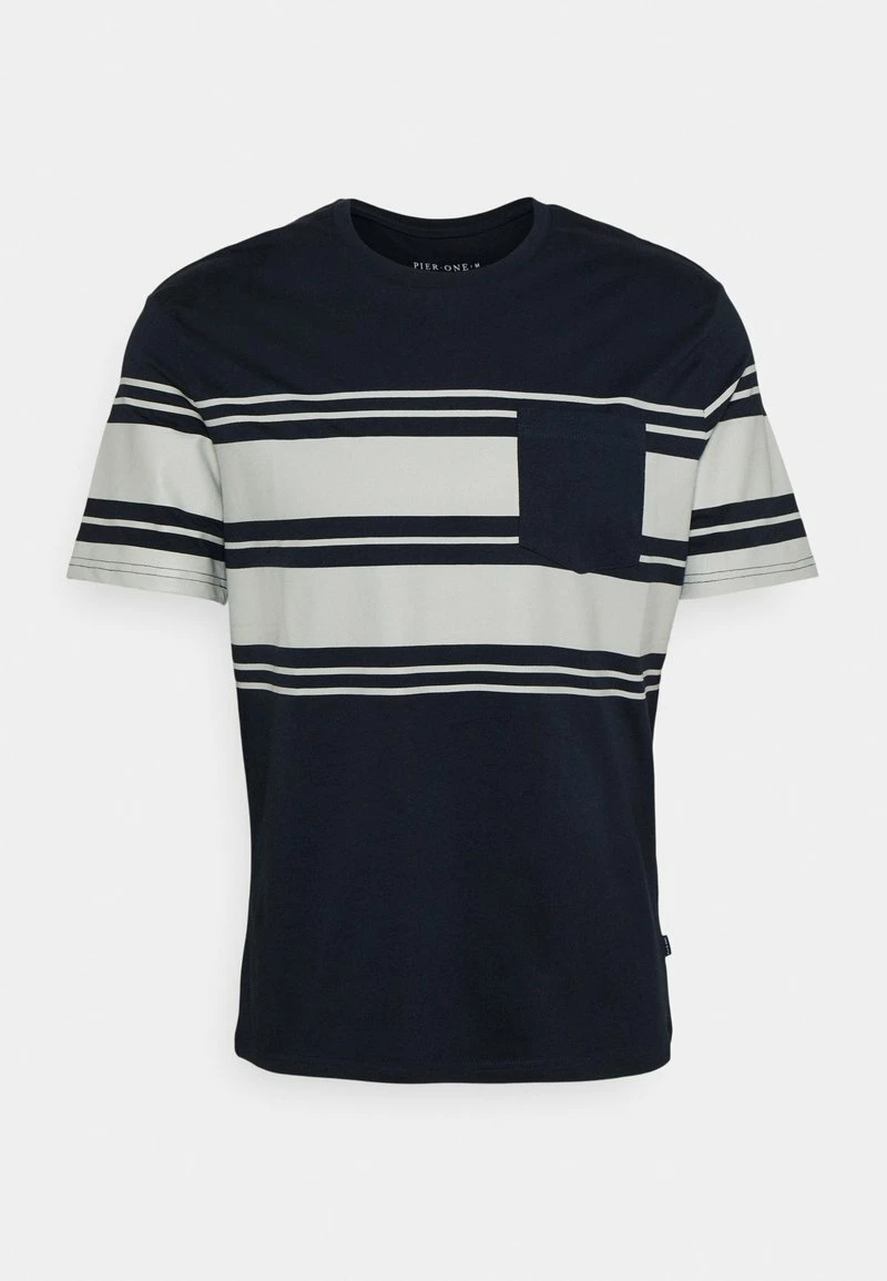 Pier One Hombre Camiseta Estampada - Dark Blue 7 Pier One Hombre Camiseta Estampada - Dark Blue - Imagen 5