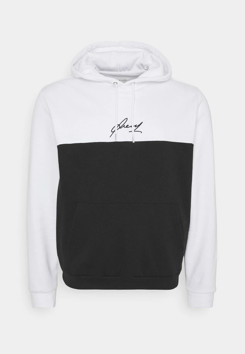 Pier One Hombre Jersey Con Capucha - Black- White 8 Pier One Hombre Jersey Con Capucha - Black- White - Imagen 6