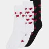 Pier One Hombre VALENTINES SOCK 3 PACK - Calcetines - Black/red/white -PIER ONE Ventas 57efcd70db71466d8a3b6be4a83cb1e1