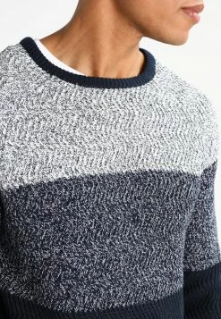 Pier One Hombre Jersey De Punto - Mottled Dark Blue -PIER ONE Ventas 584302a979d146a89f253e8c53556cb6