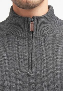 Pier One Hombre Jersey De Punto - Dark Grey Melange -PIER ONE Ventas 587e1511c2034492becfe762f987b704