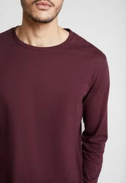 Pier One Hombre Camiseta De Manga Larga - Bordeaux -PIER ONE Ventas 58c6a01c6852452a94a4d0e3e381328c