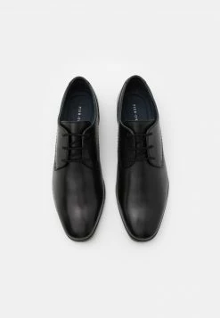 Pier One Hombre LEATHER - Zapatos Con Cordones - Black -PIER ONE Ventas 597acb46350f45d5b1551815a3f79b00