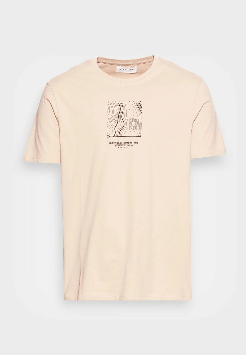 Pier One Hombre Camiseta Estampada - Tan 6 Pier One Hombre Camiseta Estampada - Tan - Imagen 4
